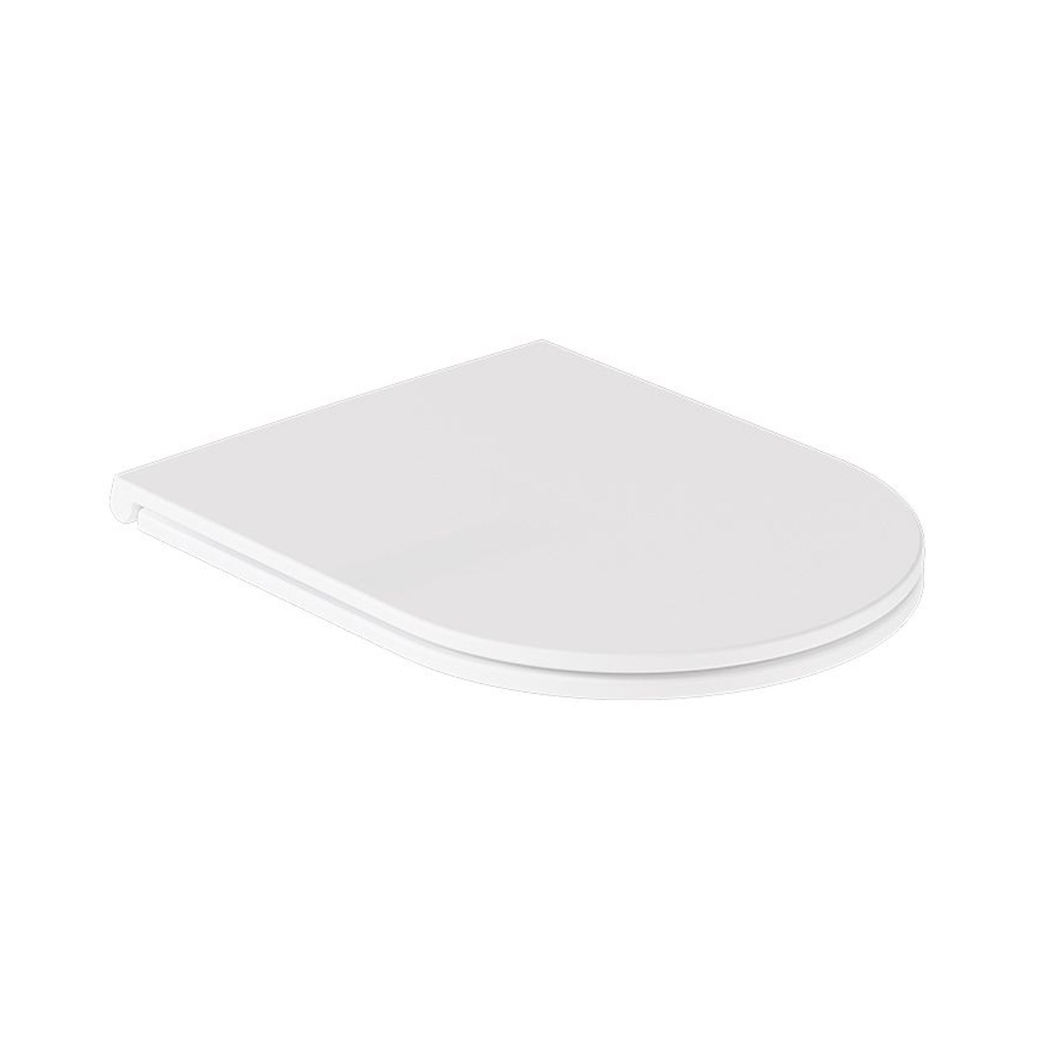 Vado Safari Slimline Soft Close Round Toilet Seat for Back to Wall Toilet