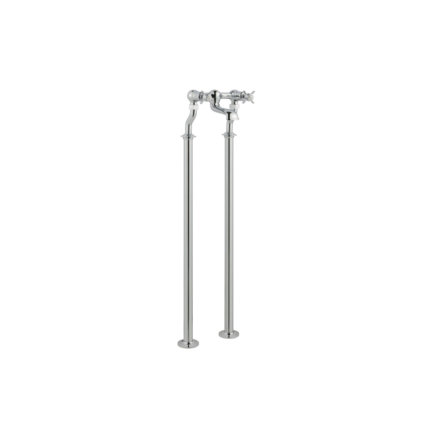 JTP Grosvenor Pinch Floor Standing Bath Filler