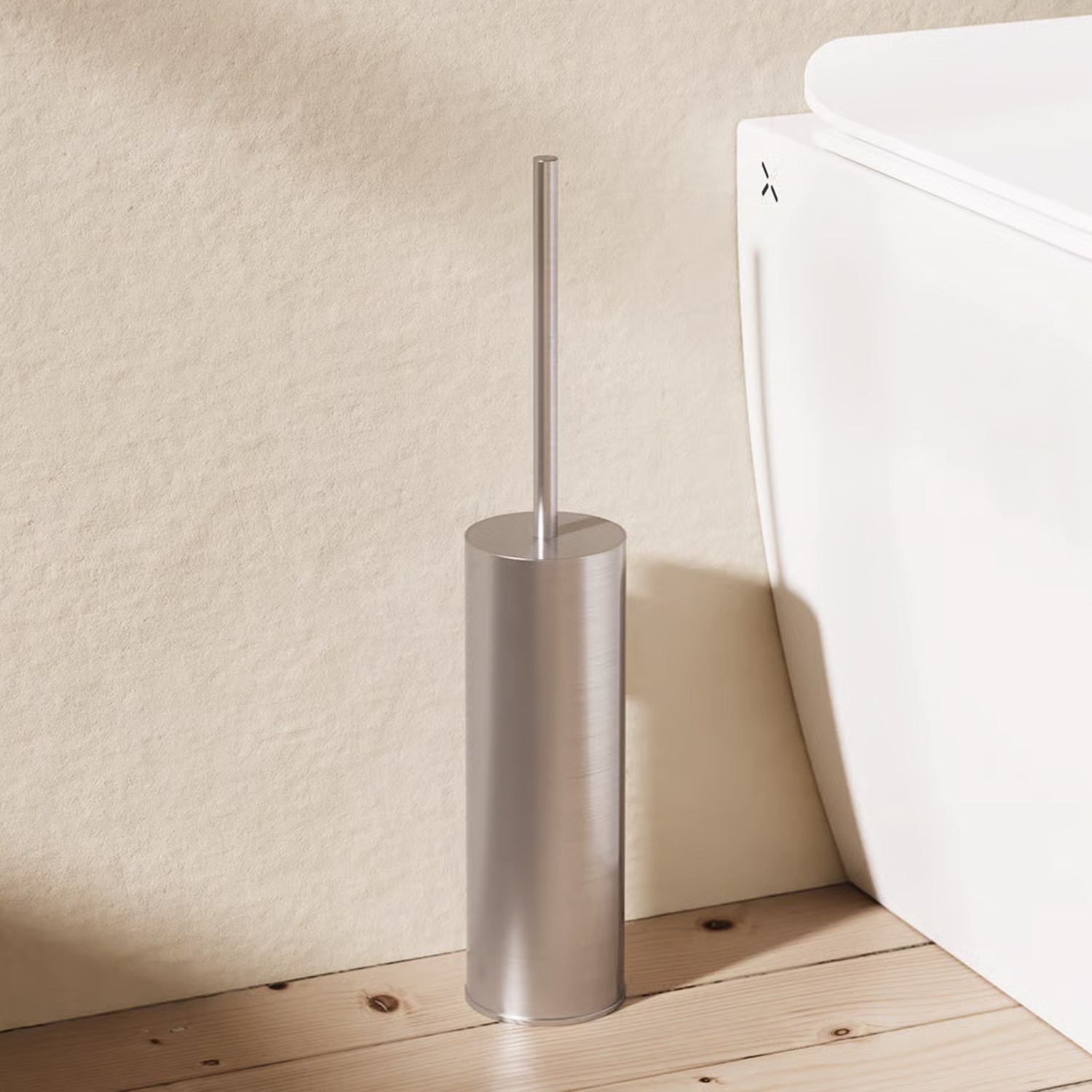 Crosswater 3ONE6 Stainless Steel Wall Mounted Toilet Brush Holder
