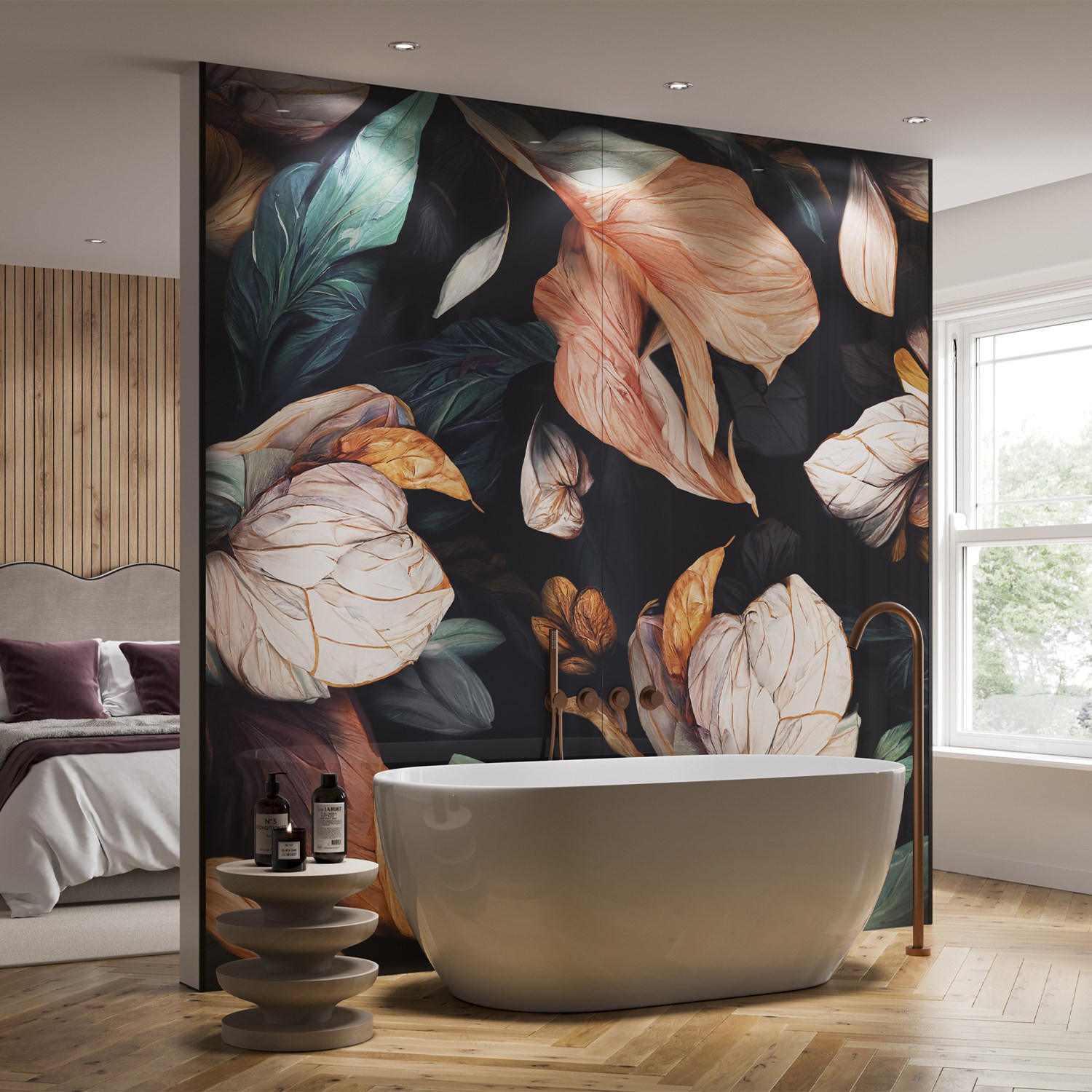 Showerwall Autumn Bloom Acrylic Pack Bathroom Wall Panel