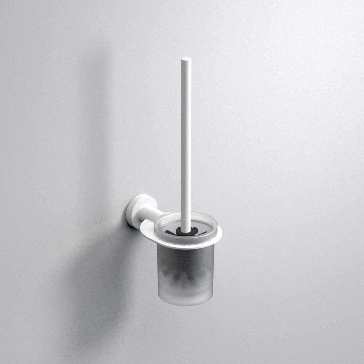 Sonia Tecno Project White WC Brush Set - White