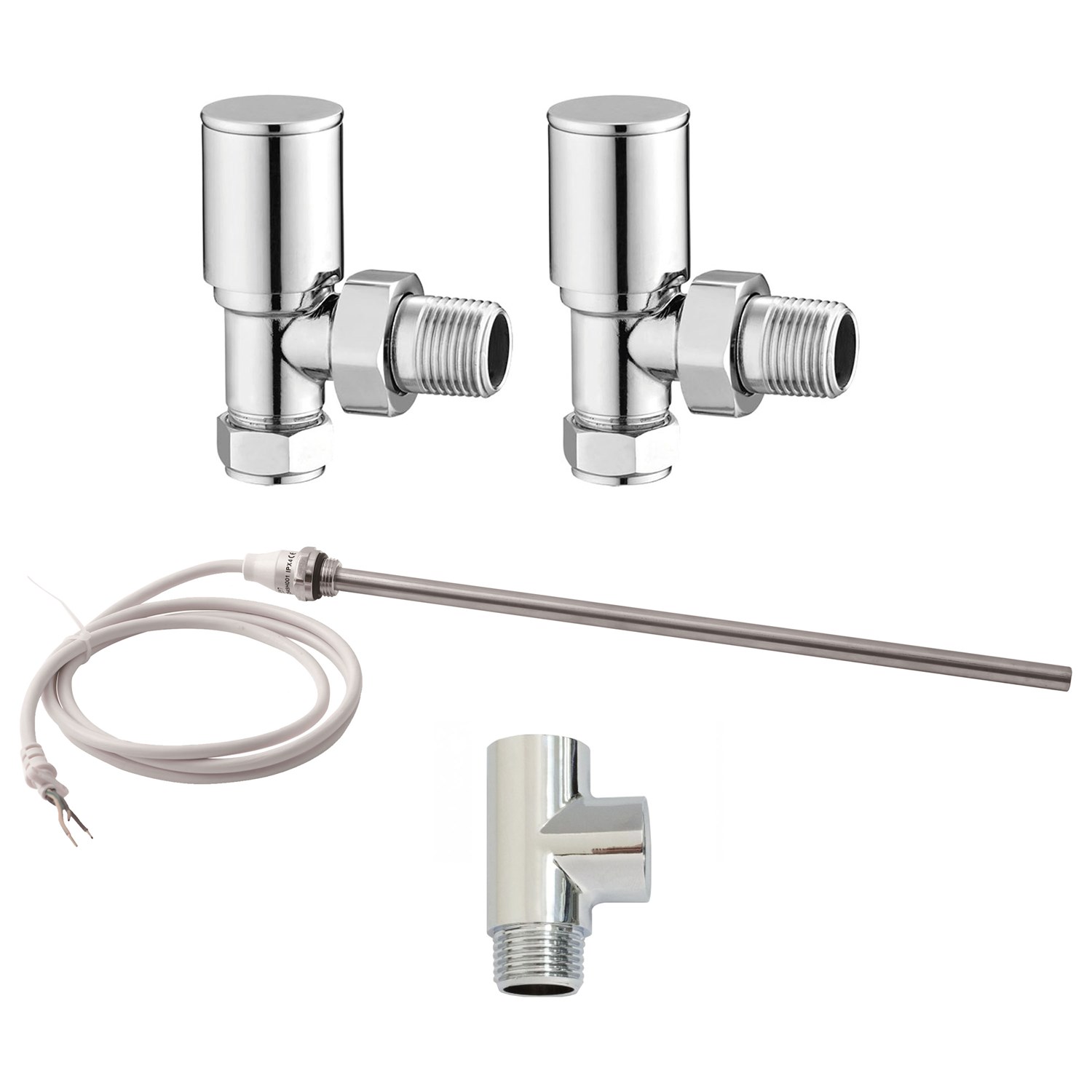 Toasty Chrome Dual Fuel Kit With Manual Element
